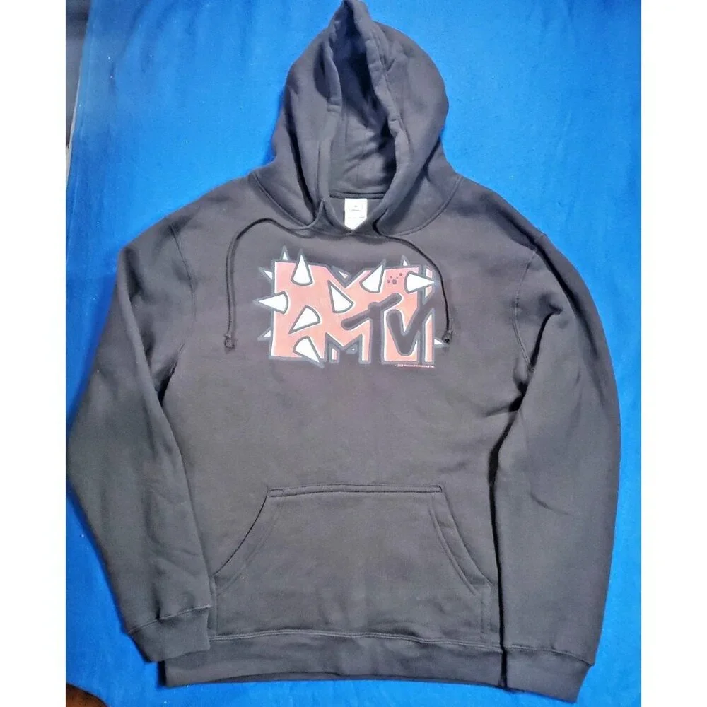 MTV Paritza Pepe Design Brown Hoodie Limited Edition Men's Size Large